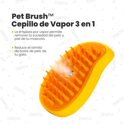 Pet Brush™ Cepillo de Vapor 3 en 1